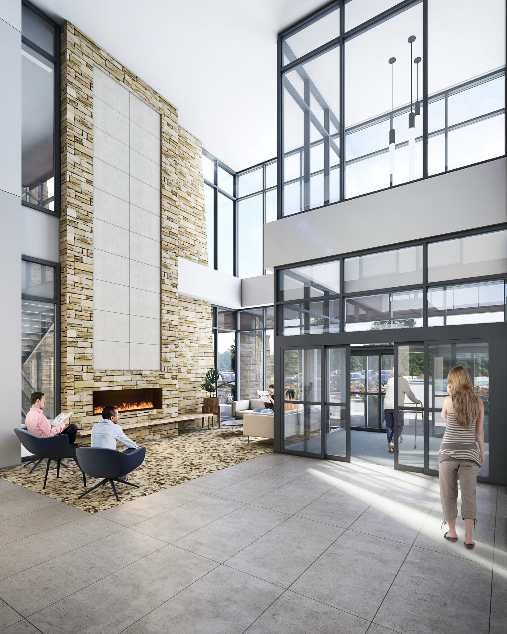 Fraser Campus Fireplace